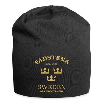 Vadstena, Sweden, Sweden - Jersey Beanie - black - Front