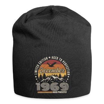 Décembre 1969 Édition Originale Cadeau décembre  - Bonnet en jersey - noir - Devant