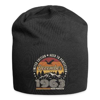 Décembre 1963 Édition Originale Cadeau décembre  - Bonnet en jersey - noir - Devant