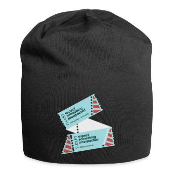 GODNEWS Everyday Tourist »Ticket« - Jersey Beanie - black - Front