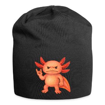 Braise pourpre axolotl - Bonnet en jersey - noir - Devant