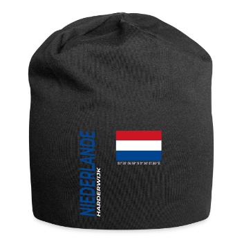 Harderwijk - Jersey-Beanie - Schwarz - Vorne