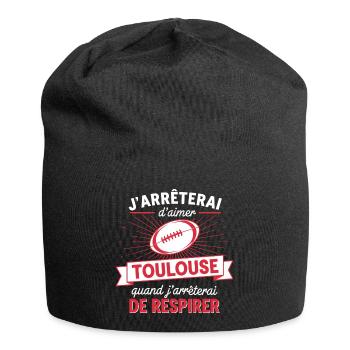 Supporter Rugby Humour Toulouse - Bonnet en jersey - noir - Devant