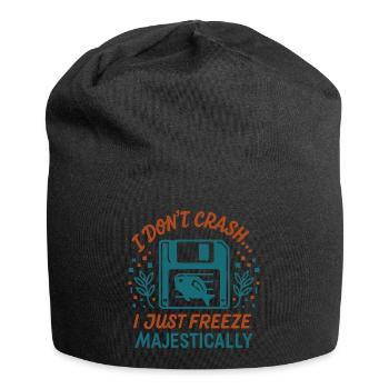 Majestic tech crash - Jersey Beanie - black - Front