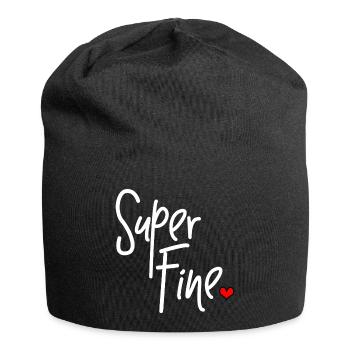 Super bien pour les filles maman sexy - Bonnet en jersey - noir - Devant