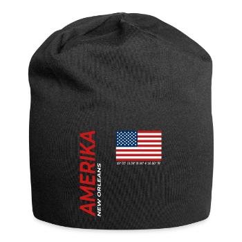 New Orleans - Jersey-Beanie - Schwarz - Vorne