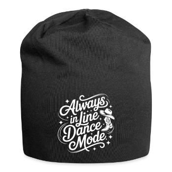 Always in Line Dance Mode - Jersey-Beanie - Schwarz - Vorne