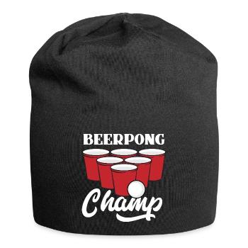 Beerpong Champion - Bonnet en jersey - noir - Devant