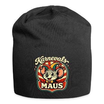 Cute Mouse Costume Carnival Helau - Jersey Beanie - black - Front