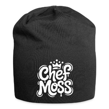 Chef Moss Graffiti Logo - Jersey Beanie - black - Front