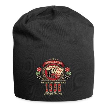 Poker T-Shirt 1996 Geburtstag, Poker Legende Shirt - Jersey-Beanie - Schwarz - Vorne