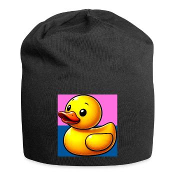 Caneton Canard Canard Canard - Bonnet en jersey - noir - Devant