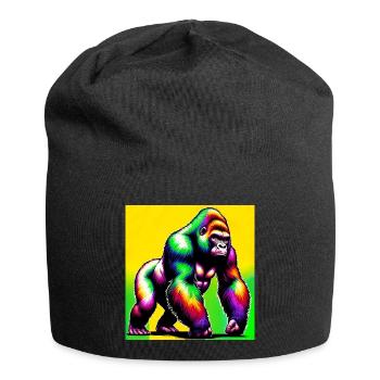 Gorilla - Jersey-Beanie - Schwarz - Vorne