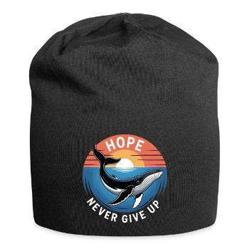 Hope/ Timmy der Wal in der Ostsee - Jersey-Beanie - Schwarz - Vorne