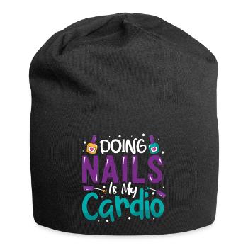 Nail Designer Nail Designer Cosmetics Nail Salon - Jersey Beanie - black - Front