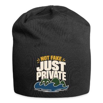 Loch Ness Monster Nessie Loch Ness Cryptid - Jersey-Beanie - Schwarz - Vorne