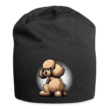 Poodle Poodle Owner Poodle Lover Poodle Dog - Jersey Beanie - black - Front