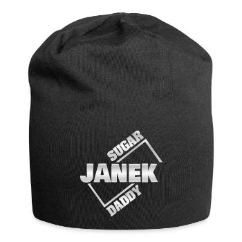 Janek d’argent - Bonnet en jersey - noir - Devant
