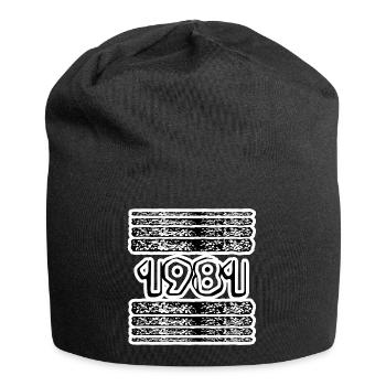Année 1981 - Bonnet en jersey - noir - Devant