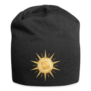 Golden solar power - Jersey Beanie - black - Front