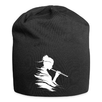 Flûtiste dessinateur - Bonnet en jersey - noir - Devant