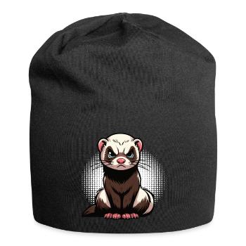 ferret ferret holder ferret owner - Jersey Beanie - black - Front