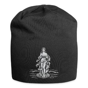 Venus Goddess with Skull at sea - Jersey Beanie - black - Front