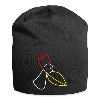 JG Label - Jersey Beanie - black - Front