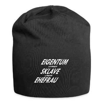 Eigentum und sklave der Ehefrau - Jersey-Beanie - Schwarz - Vorne