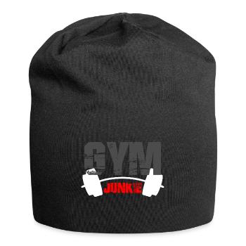 Fitness | Fitness | Fitness | Fitness | Fitness | - Jersey-Beanie - Schwarz - Vorne