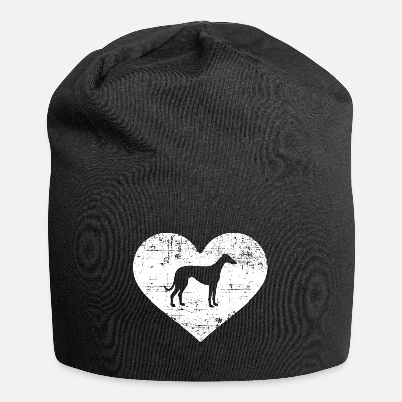 Whippet - Bonnet en jersey - noir