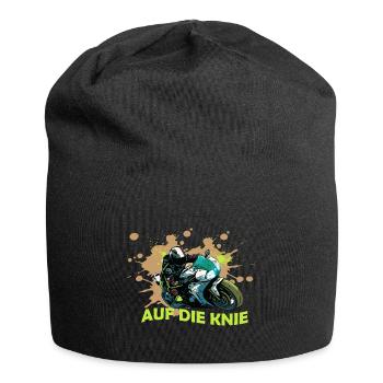 Motorcycle on your knees - Jersey Beanie - black - Front