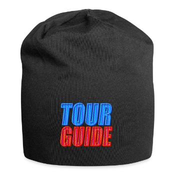 Tour Guide | Explore the world in style - Jersey Beanie - black - Front