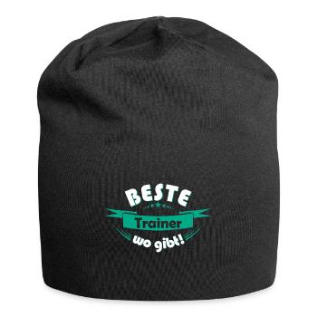 Trainer - Jersey-Beanie - Schwarz - Vorne