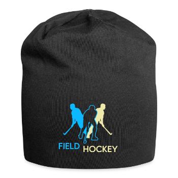 Hockey sur gazon Équipe de hockey sur gazon - Bonnet en jersey - noir - Devant