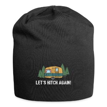 Let's Hitch Again Gift - Jersey Beanie - black - Front