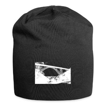 Brücke - Müngstner Brücke - Bergisches Land - Jersey-Beanie - Schwarz - Vorne