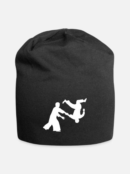 Aikido - Jersey-Beanie - Schwarz
