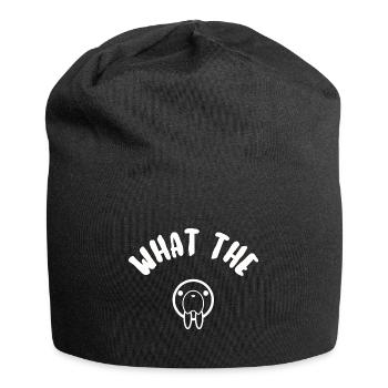 Was für ein Siegel? - Jersey-Beanie - Schwarz - Vorne