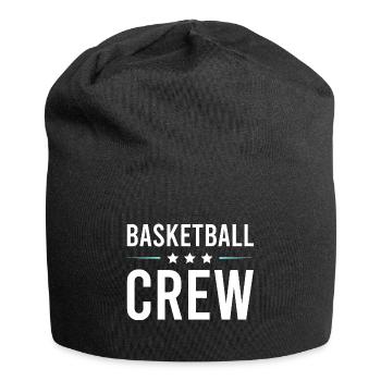 Équipe de basket-ball - Bonnet en jersey - noir - Devant