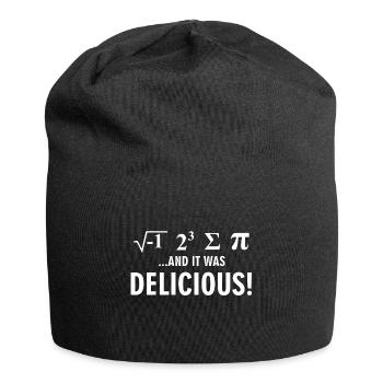 Mathematik - Jersey-Beanie - Schwarz - Vorne