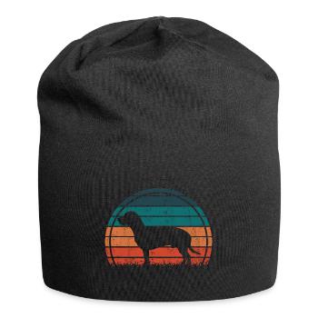 Hanovrien Hanover Sweat Dog Vintage Rétro - Bonnet en jersey - noir - Devant