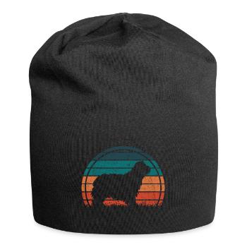 Bergame Berger Chien Vintage ́Rétro - Bonnet en jersey - noir - Devant
