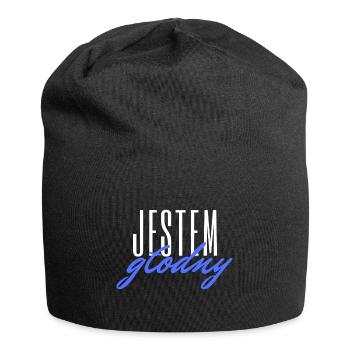 J'ai faim - langue polonaise pour homme - Bonnet en jersey - noir - Devant