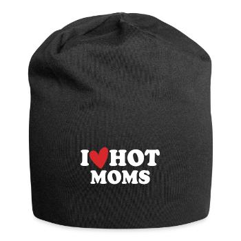 Je mamans chaudes - Bonnet en jersey - noir - Devant
