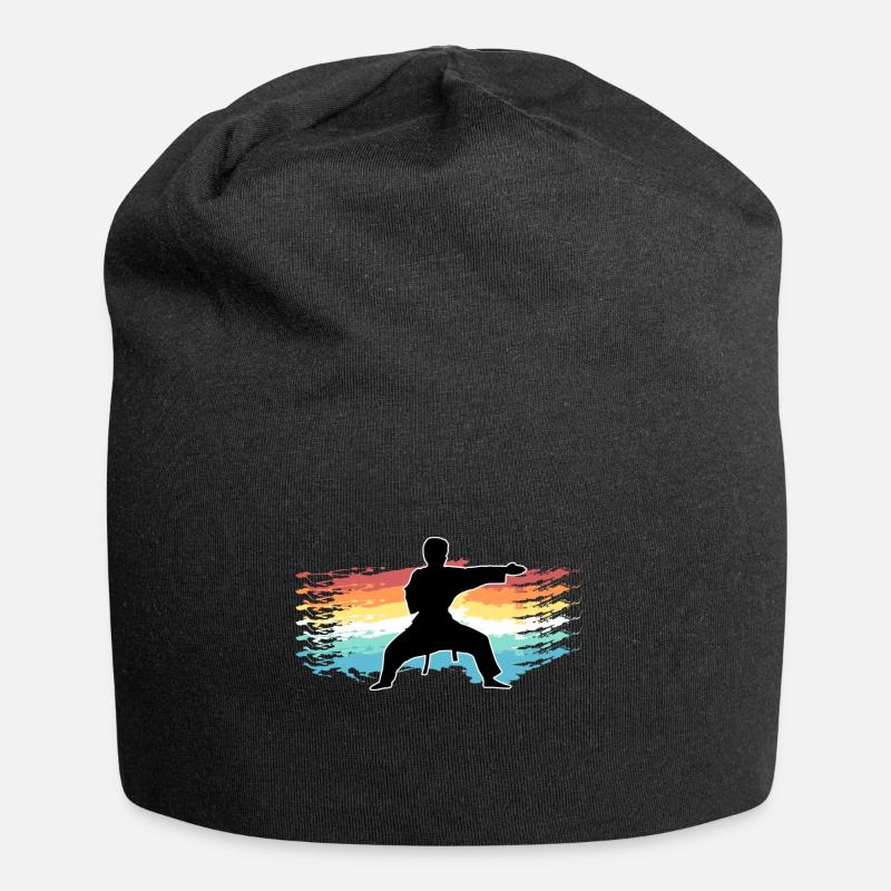 Judo - Jersey-Beanie - Schwarz