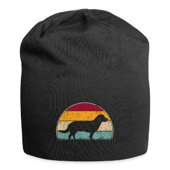 Entlebucher Mountain Dog Vintage Rétro Cadeau - Bonnet en jersey - noir - Devant