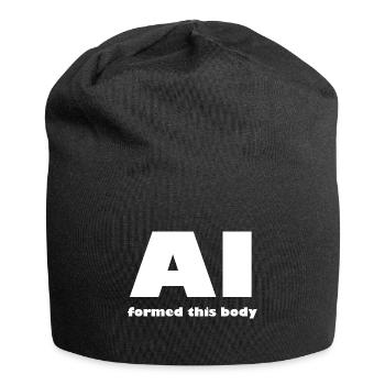 L’intelligence artificielle arrive - Bonnet en jersey - noir - Devant