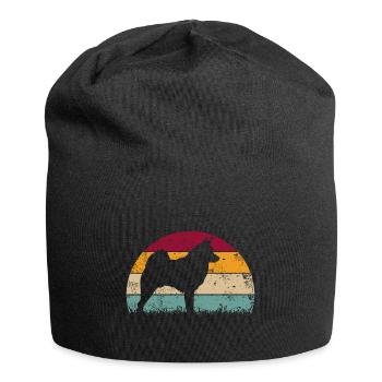 Elkhound norvégien Elkhound norvégien Millésime - Bonnet en jersey - noir - Devant