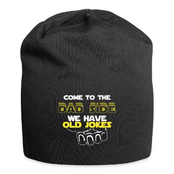 Komm zum Vater Seite Wir haben alte Witze Geschenk - Jersey-Beanie - Schwarz - Vorne